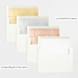 "Angled Hello" - Birth Announcements in Warm Grey by Shirley Lin Schneider - Envelope Liner Options