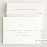 "Little Bow" - Birth Announcements in Petal by Baumbirdy - FREE Recipient Addressing