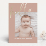 "nature new" - Birth Announcements in Clay by silverscreen studio - Front