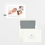 "Proper Introduction" - Birth Announcements in Cloud by Megan Davis - Assembled