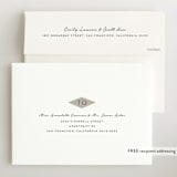 "Straight Forward" - Birth Announcements in Ebony by Kaydi Bishop - FREE Recipient Addressing