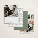 "Tiny Flowers" - Birth Announcements in Garden by Grae - Back of Card Options