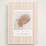 "patterned stripes" - Birth Announcements in Blush by Ellen Schlegelmilch - Front