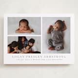 "Menil" - Birth Announcements in Fawn by Megan Davis - Front