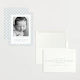 "Checked" - Birth Announcements in Sky by Lea Delaveris - Assembled