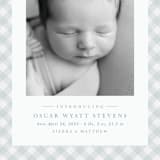 "Checked" - Birth Announcements in Sky by Lea Delaveris - Detail