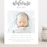 "Welcome Home Baby" - Birth Announcements in Shadow by Carolyn Kach - Front