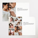 "Welcome Home Baby" - Birth Announcements in Shadow by Carolyn Kach - Interior Options