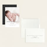 "Marlow" - Birth Announcements in Graphite by Megan Cash - Assembled