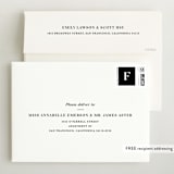 "Simply Bold" - Birth Announcements in Ink by Chryssi Tsoupanarias - FREE Recipient Addressing