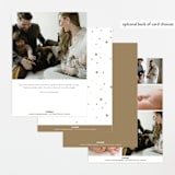 "Over the Moon" - Birth Announcements in Fawn by AK Graphics - Back of Card Options