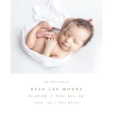 "Over the Moon" - Birth Announcements in Fawn by AK Graphics - Detail