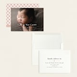 "Heart" - Birth Announcements in Blush by Pixel and Hank - Assembled