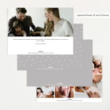 "Simple Details" - Birth Announcements in Cloud by Kristin Oliversen - Back of Card Options