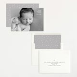 "Simple Details" - Birth Announcements in Cloud by Kristin Oliversen - Assembled