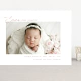 "Sweetest" - Birth Announcements in Rose by Jenna Holcomb - Front
