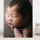 "Primary" - Birth Announcements in Vanilla by Pixel and Hank - Front