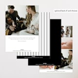 "Primary" - Birth Announcements in Vanilla by Pixel and Hank - Back of Card Options