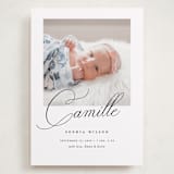 "the script" - Birth Announcements in Ebony by Benita Crandall - Front