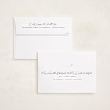 "the script" - Birth Announcements in Ebony by Benita Crandall - FREE Recipient Addressing