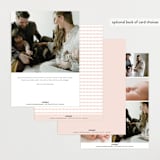 "Scalloped Border" - Birth Announcements in Baby Blush by Carolyn MacLaren - Back of Card Options