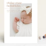 "eloise" - Birth Announcements in Peach by Ellen Schlegelmilch - Front