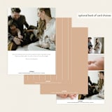 "eloise" - Birth Announcements in Peach by Ellen Schlegelmilch - Back of Card Options