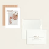 "eloise" - Birth Announcements in Peach by Ellen Schlegelmilch - Assembled