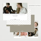 "Sweetest Name" - Birth Announcements in Latte by Jessica Williams - Back of Card Options