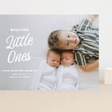 "Vintage" - Birth Announcements in Bunny by Sarah Cohn - Front