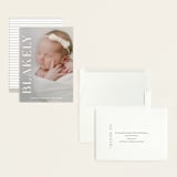 "Close Up" - Birth Announcements in Cotton by Angela Thompson - Assembled