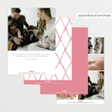 "Sweet Bow" - Birth Announcements in Cotton Candy by Paula Pecevich - Back of Card Options