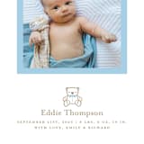 "Teddy" - Birth Announcements in Baby by mo kelley - Detail