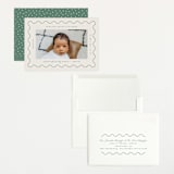 "Squiggle" - Birth Announcements in Moss by Kelly Watkins - Assembled