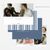 "casual hello" - Birth Announcements in Snow by Angela Marzuki - Back of Card Options