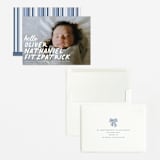 "casual hello" - Birth Announcements in Snow by Angela Marzuki - Assembled