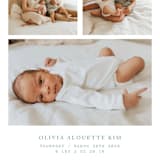 "windows to our heart" - Birth Announcements in Shortcake by Bramble Studio - Detail