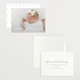 "Georgette" - Birth Announcements in Cotton by Megan Davis - Assembled