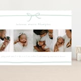 "Gift" - Birth Announcements in Mint by Erin L. Wilson - Front