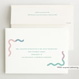 "Wavy Pastel Frame" - Birth Announcements in Cream by Baumbirdy - FREE Recipient Addressing