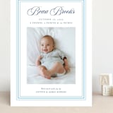 "Little Darling" - Birth Announcements in Baby Blue by Alston Foster - Front