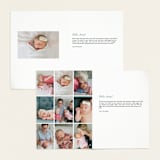 "Precious Script" - Birth Announcements in Sugar by Jessica Williams - Interior Options