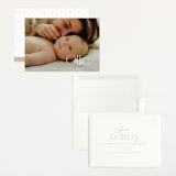 "Ollie" - Birth Announcements in Cotton by Kristie Kern - Assembled