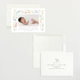 "Baby Garden" - Birth Announcements in Sky by Eve Schultz - Assembled