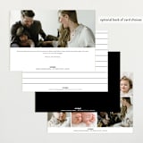 "Handsome Two" - Birth Announcements in Galaxy by Emily Betts - Back of Card Options