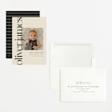 "Editorial" - Birth Announcements in Cream by Ellen Schlegelmilch - Assembled