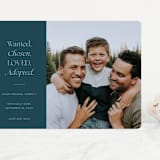 "Favorite Things" - Birth Announcements in Jade by That Girl Press - Front