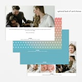 "meet me" - Birth Announcements in Cloud by Snow and Ivy - Back of Card Options