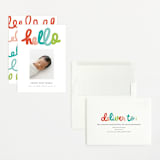 "hello doodle" - Birth Announcements in Dream by Stephanie Hawkes - Assembled