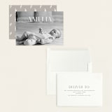 "graceful" - Birth Announcements in Snow by Morgan Kendall - Assembled